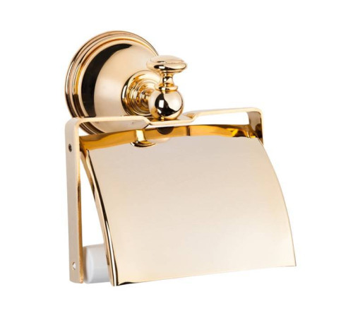 Держатель для туалетной бумаги с крышкой Tiffany World Harmony 219 подвесной золото TWHA219oro