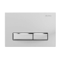 Клавиша смыва Allen Brau Fantasy 24.5x16.5 см белая 9.20004.20