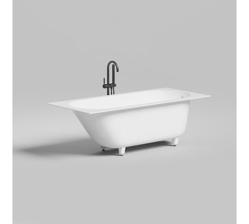 Ванна встраиваемая Salini LOFO 170х75 см Solid Surface белый матовый UM12222