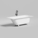 Ванна встраиваемая Salini LOFO 170х75 см Solid Surface белый матовый UM12222