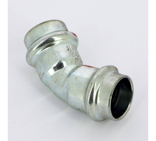 Угол пресс 45° Viega Prestabo 18 мм оцинкованная сталь 558277