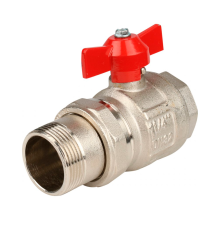 Кран шаровой Itap IDEAL 098 полнопроходной с накидной гайкой 1 1/4 бабочка 0980114