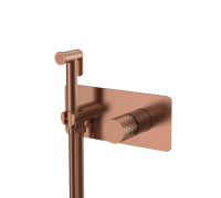 Гигиенический душ Boheme Stick со шлангом 150 см и внутренней частью copper brushed 127-CB