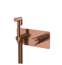 Гигиенический душ Boheme Stick со шлангом 150 см и внутренней частью copper brushed 127-CB