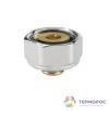 Концовка с хромированной гайкой для металлопластиковых труб Rossini M24 x 16/2 50940.1316