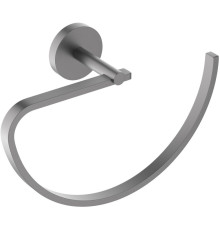 Полотенцедержатель овальный Aquanet БЕТТА оружейная сталь AQ4621BGM