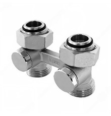 Узел нижнего подключения ELSEN H-образный прямой 3/4x3/4 EVR04.3411
