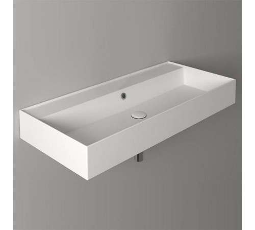 Раковина подвесная Simas Agile 101х46 см без отверстия белый AG101 bi*0