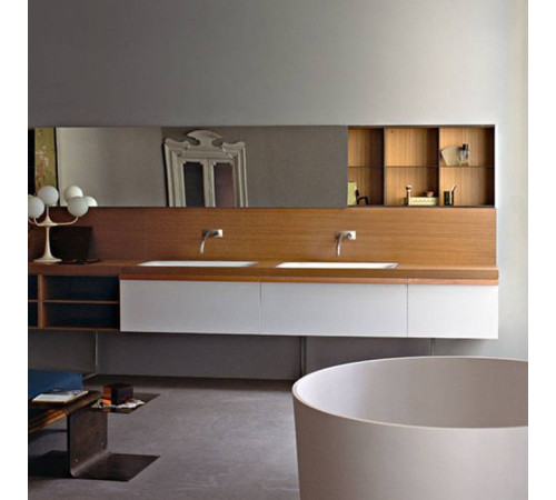 Раковина Agape Ottocento 002 80x39.2x14 см без отверстия белый ACER0899LZ