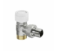 Вентиль термостатический Oventrop AV 9 угловой DN 15 3/4x1/2 НР EK никелированный 1183747