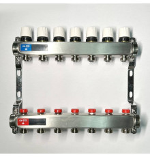 Коллекторная группа WATTS HKV-T 1 x 7 выходов 3/4 EK из нержавеющей стали 451W4307