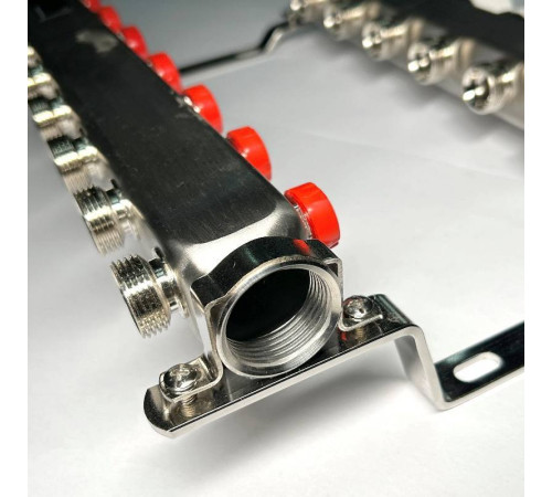 Коллекторная группа WATTS HKV-T 1 x 7 выходов 3/4 EK из нержавеющей стали 451W4307