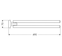 Держатель для полотенец Axor Mondaro 41020000