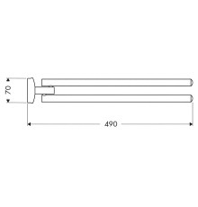 Держатель для полотенец Axor Mondaro 41020000