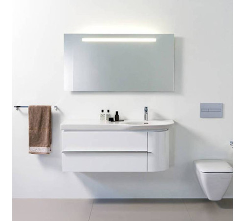 Тумба с раковиной Laufen Palace 114х45х37.5 см 2 ящика 1 дверца белый глянцевый 4.0160.2.075.475.1 / 4.0160.2.075.464.1 / 8.1670.5.000.104.1