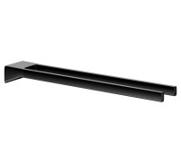 Полотенцедержатель двойной Keuco Aveno 450 мм неповоротный черный матовый 14618370000