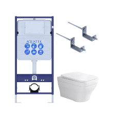 Комплект инсталляции AQUATEK АМАДЕО (рама INS-0000012, крепление KKI-0000002, унитаз AQ1163-00) KKI2