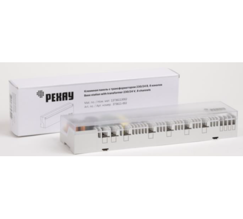 Клеммная панель REHAU Nea H с трансформатором 230/24 В 8 каналов 13736113002