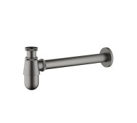 Сифон для раковины Aquatek оружейная сталь AQ6014BGM