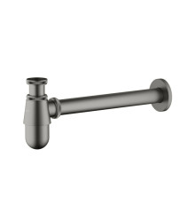 Сифон для раковины Aquatek оружейная сталь AQ6014BGM