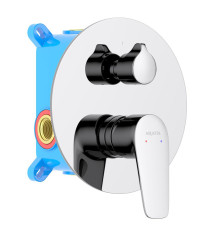 Смеситель для ванны Aquanet Бетта скрытого монтажа 2 режима хром AQ1146CR