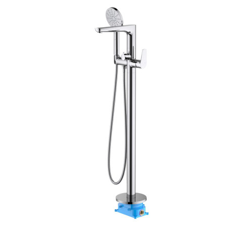 Смеситель для ванны AQUATEK БЕТТА напольный скрытого монтажа хром AQ1145CR