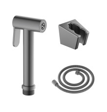 Гигиенический душ со шлангом 120 см и держателем Aquanet оружейная сталь AQ2054BGM