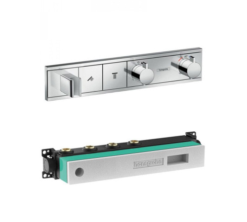 Комплект термостатического смесителя для душа Hansgrohe RainSelect 15355000/15310180 15355000S