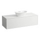Тумба с раковиной Laufen New Classic 117.5x45.5x34.5 см подвесная 1 ящик белый глянцевый 8.1285.2.000.112.1/4.0602.1.085.631.1