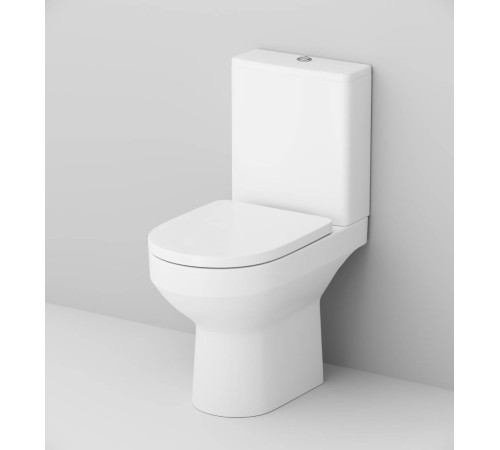 Унитаз-компакт напольный AM.PM Gem безободковый с сиденьем микролифт C708600SC