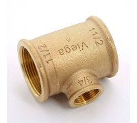 Тройник бронзовый Viega 1 1/2x3/4x1 1/2 ВР 650766
