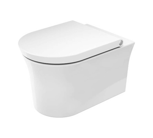 Унитаз подвесной Duravit White Tulip 37x54 см безободковый HygieneGlaze белый 2576092000