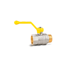 Кран шаровой для газа LD Pride 47.20.В-Н.Р GAS Ду 20 ВР-НР рычаг 47.20.В-Н.Р GAS