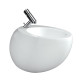 Биде подвесное Laufen Il Bagno Alessi One 58.5x39x35.5 см LLC белый 8.3097.1.400.304.1
