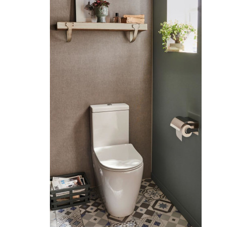 Чаша напольного унитаза Jacob Delafon Soprano Rimless 36x62.5 см белая UJAK102-0