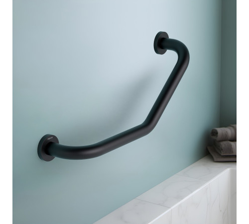 Поручень Aquatek 425 мм матовый черный AQ4997MB