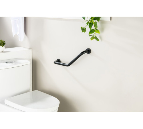 Поручень Aquatek 425 мм матовый черный AQ4997MB