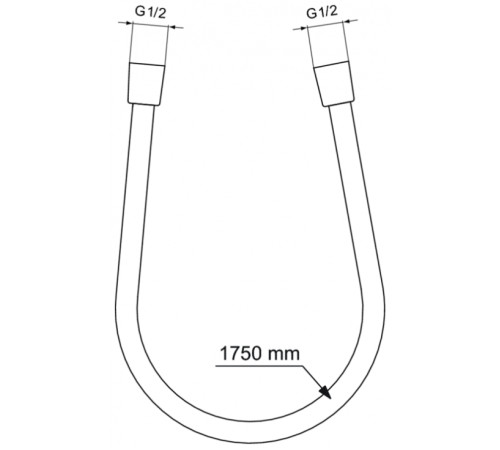 Шланг для душа Ideal Standard Idealflex 1700 мм хром BE175AA