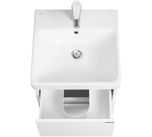 Комплект AQUATON Сканди 45 тумба Белый, раковина Адриана 45 1A2516K0SD010