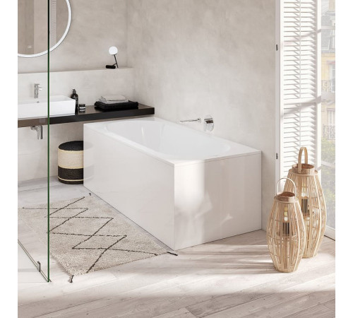 Ванна квариловая Villeroy & Boch Oberon Solo 170x70 см с ножками белая UBQ177OBE2V-01