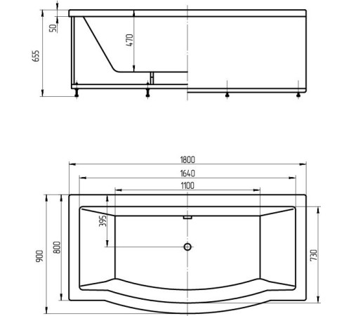 Щит распределительный Гелиос пустой с фронтальным экраном GEL180-0000067