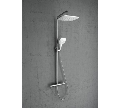 Душевая стойка с термостатическим смесителем и ручным душем RAVAK Termo 300 TE 093.00/150 X070099