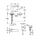 Смеситель инфракрасный для раковины GROHE Eurosmart Cosmopolitan E L-Size 230 В хром 36421000