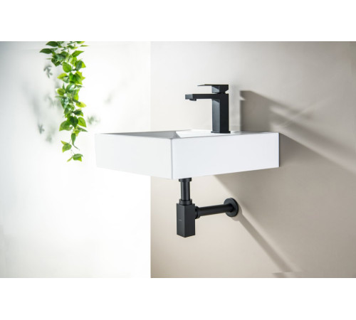 Сифон для раковины Aquatek матовый черный AQ6013MB