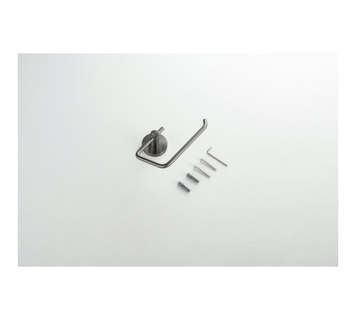 Бумагодержатель квадратный Aquanet Europa оружейная сталь AQ4118BGM