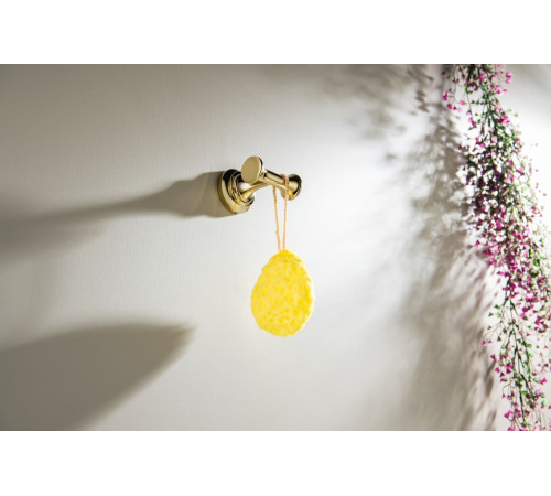 Крючок для ванной двойной Aquatek Классик полированное золото AQ4502PG