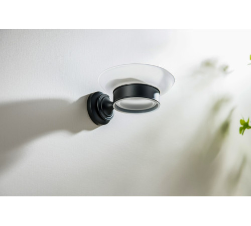 Мыльница для ванной Aquatek Классик матовый черный AQ4503MB