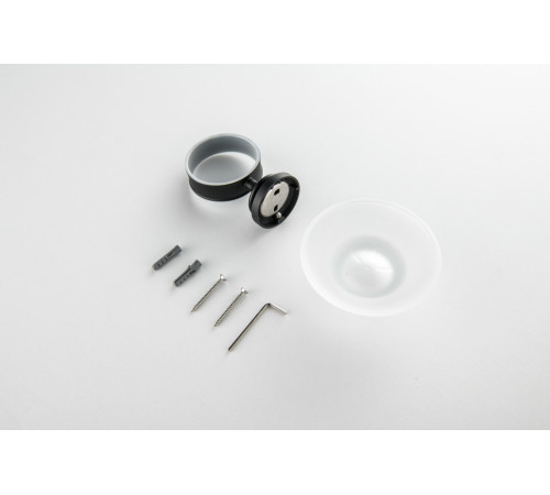 Мыльница для ванной Aquatek Классик матовый черный AQ4503MB