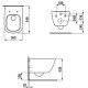 Унитаз подвесной Laufen PALOMBA Rimless безободковый 8.2080.2.000.000.1