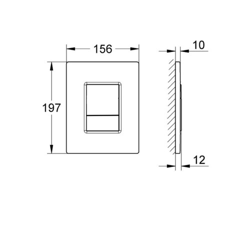 Панель смыва Berges Pneumo N белая глянец PNN-0000001